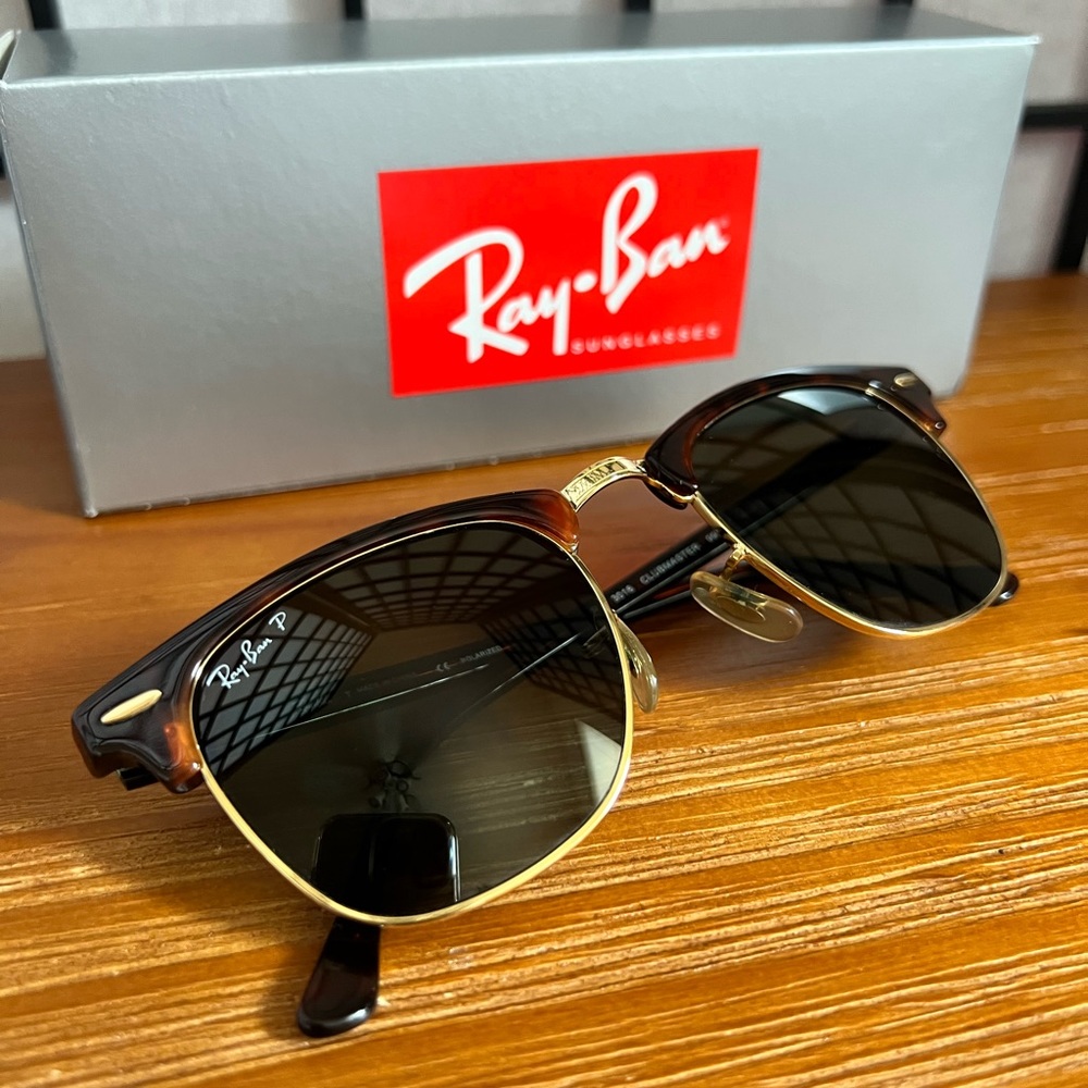 Original Ray-Ban Clubmaster Polarized Sunglasses 🕶